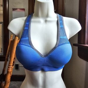 Blue sports bra by Pink